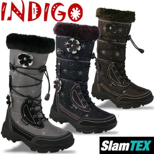 INDIGO Stiefel LISA Slam-Tex gefüttert ab EUR 26,90 in 3 Farben Gr.24-42