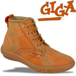 GiGa Shoes Leder Knöchelschuh Schnürer, orange,...