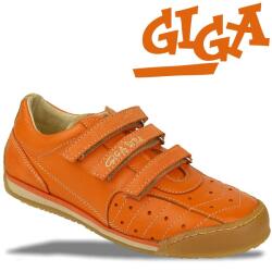 GiGa Shoes Glattleder Sneaker, Klettverschluss, orange,...