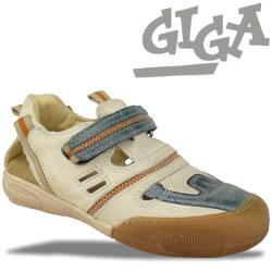 GiGa Shoes offener Sneaker Klettverschluss, Leder, Gr. 31