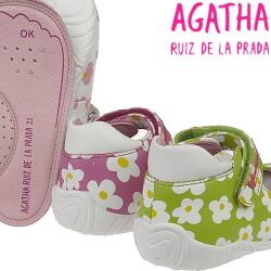 AGATHA RUIZ DE LA PRADA Lauflern Ballerina Leder Mod.122930 *fällt klein aus* 3 Farben Gr.21-24 grün 23