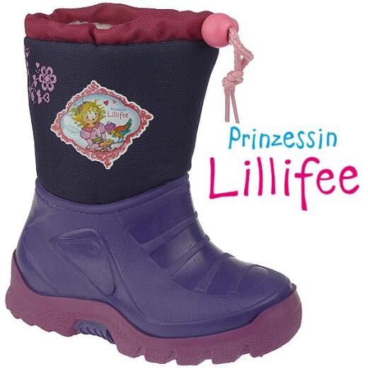 Prinzessin Lillifee Snowboots CHARLOTTE kuschelig warm pflaume Gr.22-35