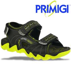 Primigi TYPHOON Sandale Leder schwarz-neongrün NEU Gr.28-40
