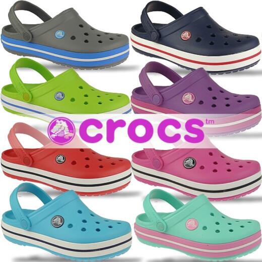 CROCS Crocband Kids Clogs in neuen Farben wählbar NEU Gr.21-35