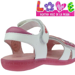 Agatha Ruiz de la Prada zauberhafte Leder Sandale Mod.132945 Gr.24-32 EUR 30