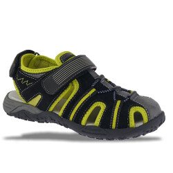 INDIGO sportliche (Halb)Sandale aus Leder in 2 Farben NEU Gr.31-38 Schwarztöne EUR 31
