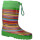 INDIGO Rainboots crazy Strips Gummistiefel im lustigen Ringel-Look Gr.24-35  grüntöne EUR 34