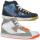 Primigi UNIQUE2 Sneaker High verschiedenfarbige Schnürsenkel Reißverschluss Gr.31-39