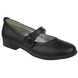 INDIGO Ballerina festlicher Schuh matt in schwarz oder weiß Gr.31-37