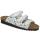 BIODANA Pantolette Sandale mit Lederfussbett weiß Flower Gr.37-42 EUR 39