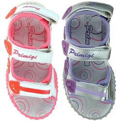 Primigi SPORT Fantastic Sanlight Blink Sandale in 2 Farben Gr.24-32 weiß EUR 26