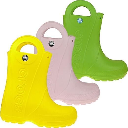 CROCS Kids’ Handle It Rain Boot in 3 Farben NEU Gr.23-35