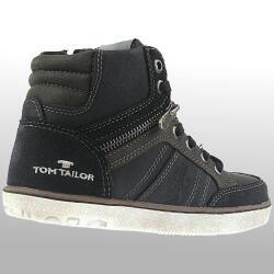 TOM TAILOR Jungen Boots High-Top-Sneaker 2 Farben Gr.31-40 blau EUR 31