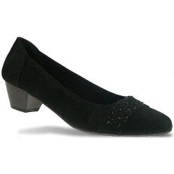 Jane Klain trendiger Ballerina Schuh schwarz oder beige...