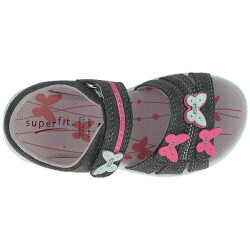 SUPERFIT zauberhafte Leder Sandale Mod.00133 Weite M Gr.24-35 blau EUR 32