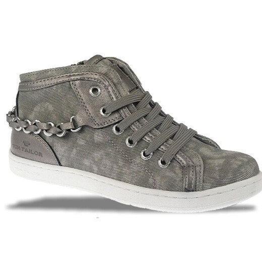 TOM TAILOR Mädchen High-Top-Sneaker 772711 grey Gr.33-40 EUR 35