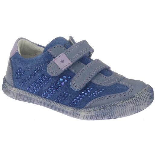 PRIMIGI Leder Halbschuh Sneaker PTF 7190 in 3 Farben Gr.24-35 blau EUR 29
