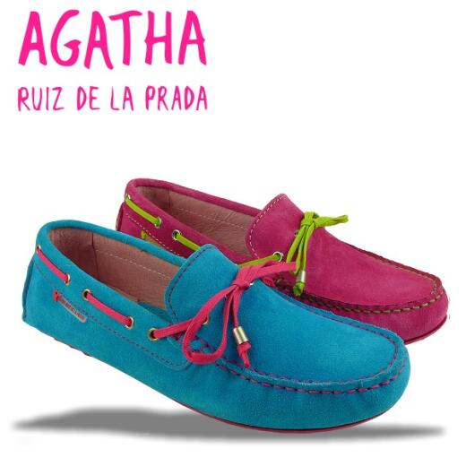 AGATHA RUIZ DE LA PRADA Mokassin Segelschuh 2 Farben Gr.34-40 pink 38