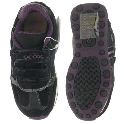 GEOX Lights Blinkschuh Halbschuh Sneaker Active NEW JOCKER Girl darkgrey oder black Gr.25-35 grau EUR 33