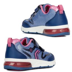 GEOX Lights Blinkschuh Halbschuh Sneaker Active Junior Spaceclub navy Gr.25-35