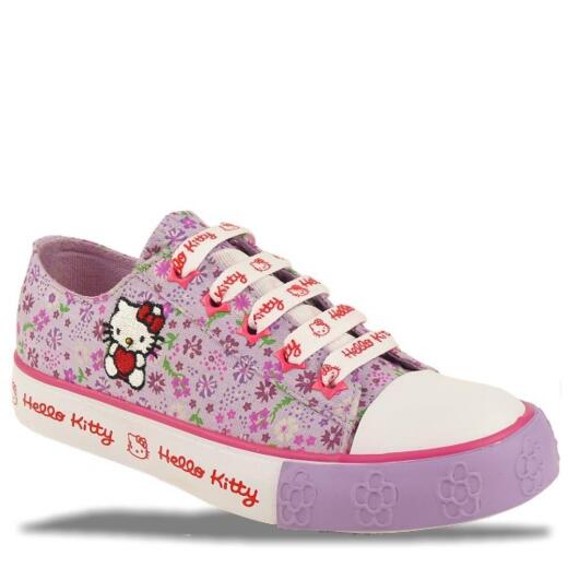 Hello Kitty Sneaker mit Reißverschluss flieder Gr. 27-35