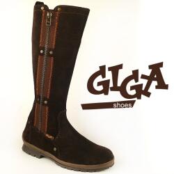 GiGa Shoes Lederstiefel Wildleder braun Gr. 31