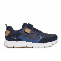 Geox J159BB J Flexyper Boy Casual Sport Low-Cut Sneaker Leder Synthetik Gr.28-41