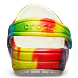 Crocs Kids’ Classic Tie-Dye Graphic Clog 205451 bunter Look Gr. 23-39 mehrfarbig EUR 33-34 (J2)