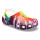 Crocs Kids’ Classic Tie-Dye Graphic Clog 205451 bunter Look Gr. 23-39 mehrfarbig EUR 33-34 (J2)