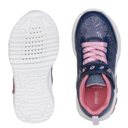 Geox Lights Blinkschuh Halbschuh Sneaker Assister Glitzer Satinschnürband Gr.24-35