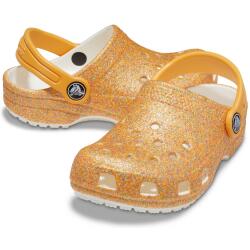 Crocs Classic Glitter Clog 205942-9BE Damen Hausschuhe...