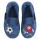 Nanga Fussballer Kinder Hausschuh Slipperform blau Gr.23-35