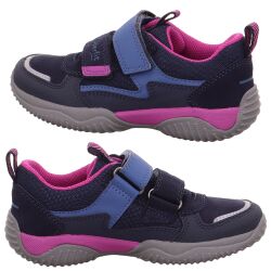 Superfit Kinder Sneaker Halbschuh Storm 06388 leicht Klett Gr.25-42