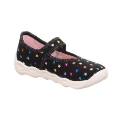 Superfit Mädchen Hausschuh Bubble 1-006271- Glitzersterne Gr.25-38