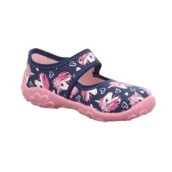 Superfit Mädchen Hausschuh Bonny 1-00283- Einhorn 3 Farben Gr.25-35