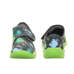 Superfit Jungen Hausschuh Bubble 1-006273-2010 kleine Dinos Gr.23-35