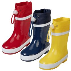Playshoes Kinder Gummistiefel Basic gefüttert...