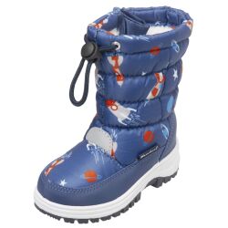 Playshoes Kinder Winter-Bootie Weltraum gefüttert...
