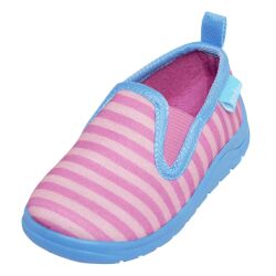 Playshoes Kinder Hausschuh Ringel blau 201816 oder pink...