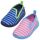 Playshoes Kinder Hausschuh Ringel blau 201816 oder pink 201817 Gr.22-31