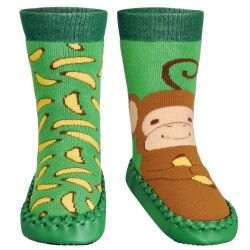 Playshoes Hüttenschuh Hausschuh Affe 481203 und...