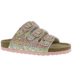Supersoft Mädchen Bio Pantoletten Sandale Slip on...