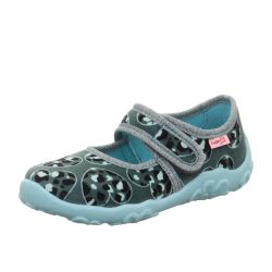 Superfit Mädchen Hausschuh Bonny 1-000280- Herzen...
