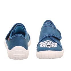 Superfit Hausschuhe Bill Baumwolle Klettverschluss 1-800278-8090 blau Gr.23-38