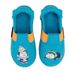 Nanga 2.0 Kinder Hausschuh Funny Pingu Slipper Wolle...