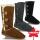 INDIGO kuschelige Boots CANADIANS 3 Knöpfe in 3 Farben Gr.37-42 braun EUR 38